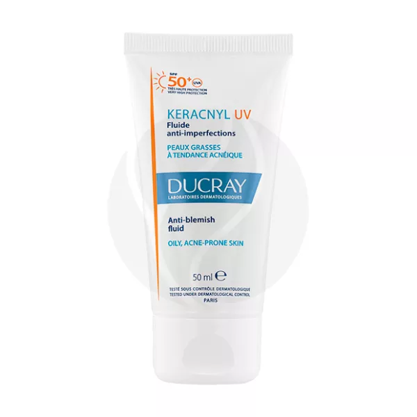 Изображение товара Ducray Keracnyl UV флюид SPF 50+ против несовершенств для жирной кожи 50 мл