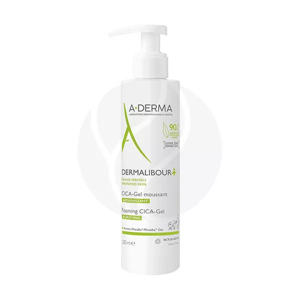 Изображение товара A-Derma Dermalibour+ Cica гель очищающий пенящийся 200мл для чувствительной кожи Изображение товара A-Derma Dermalibour+ Cica гель очищающий пенящийся 200мл для чувствительной кожи