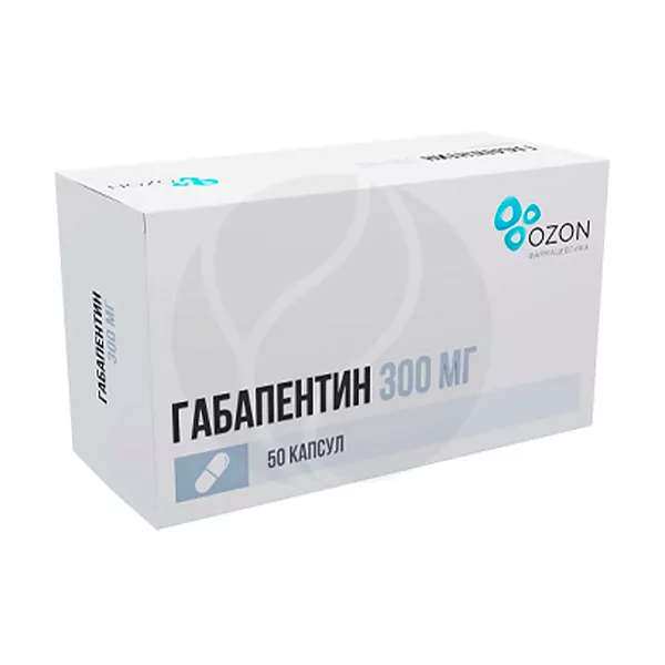 Изображение товара Габапентин капсулы 300мг, №50 Озон Изображение товара Габапентин капсулы 300мг, №50 Озон