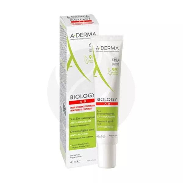 A-Derma Biology флюид дерматологический для кожи, склонной к покраснениям, 40мл