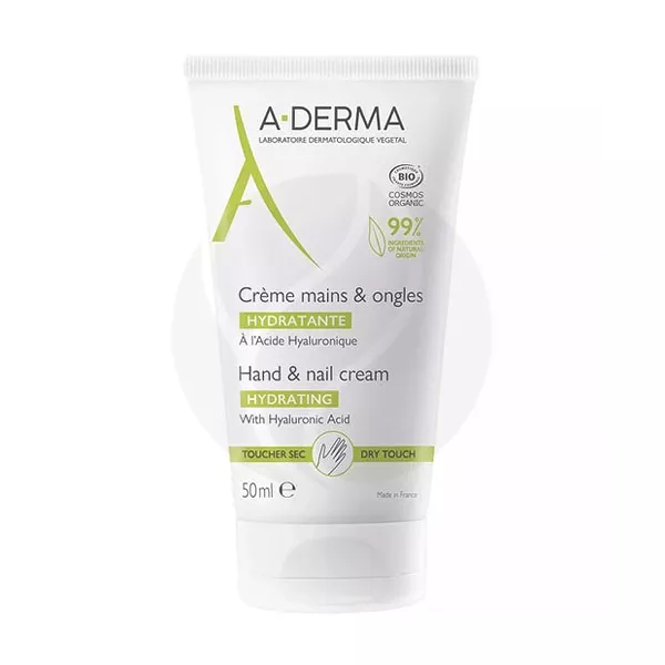 Изображение товара A-Derma крем увлажняющий для рук и ногтей, 50мл Изображение товара A-Derma крем увлажняющий для рук и ногтей, 50мл