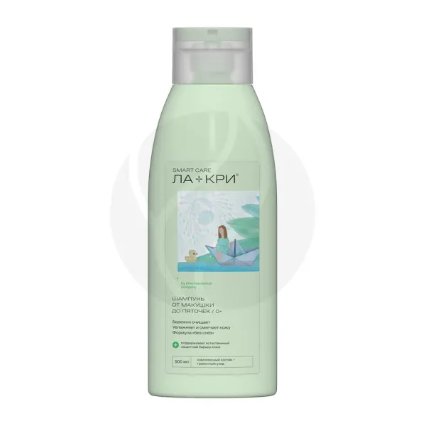 Изображение товара Ла-кри Smart Care шампунь от макушки до пяточек (0+), 500мл