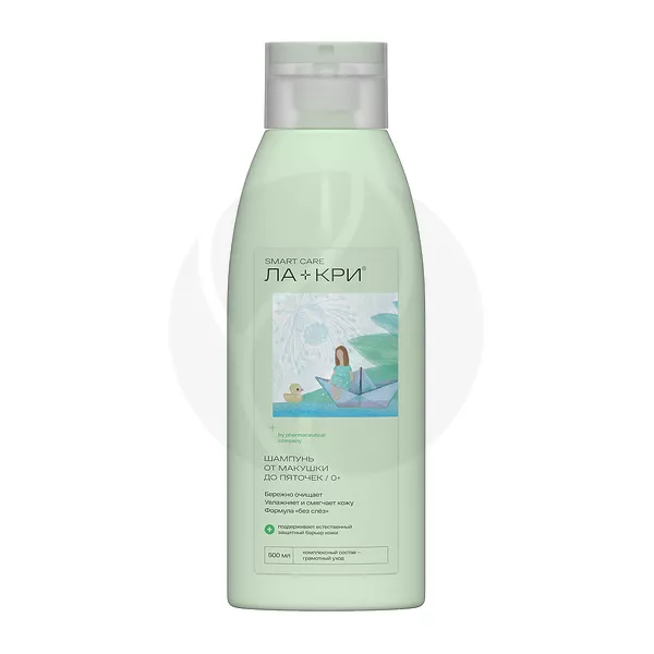 Изображение товара Ла-кри Smart Care детский шампунь 500мл гипоаллергенный натуральный для чувствительной кожи Изображение товара Ла-кри Smart Care детский шампунь 500мл гипоаллергенный натуральный для чувствительной кожи