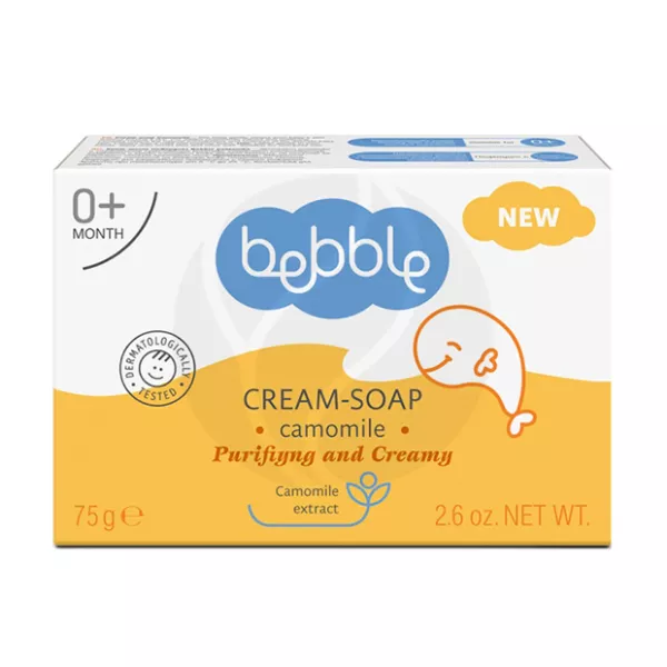 Изображение товара Детское крем-мыло Bebble ромашка 75 г твердое гигиеническое для малышей