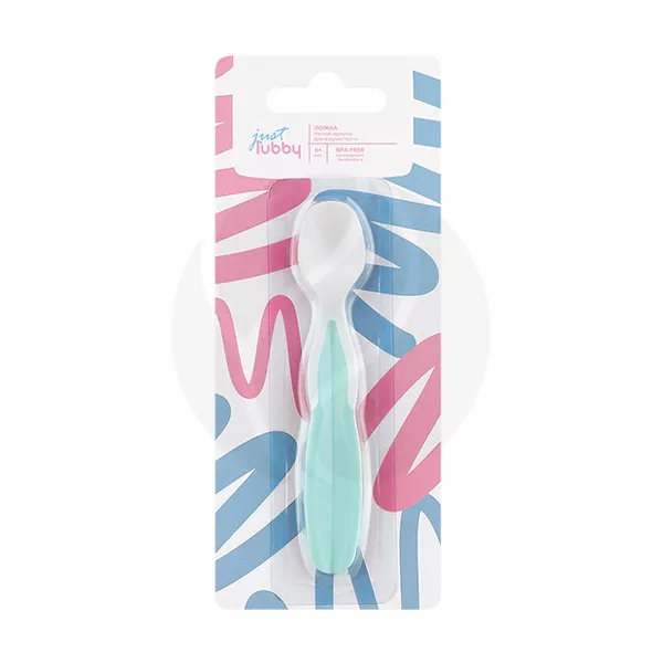 Изображение товара Ложка для кормления Lubby 6+ мес мягкий кончик длина 14.5 см Изображение товара Ложка для кормления Lubby 6+ мес мягкий кончик длина 14.5 см