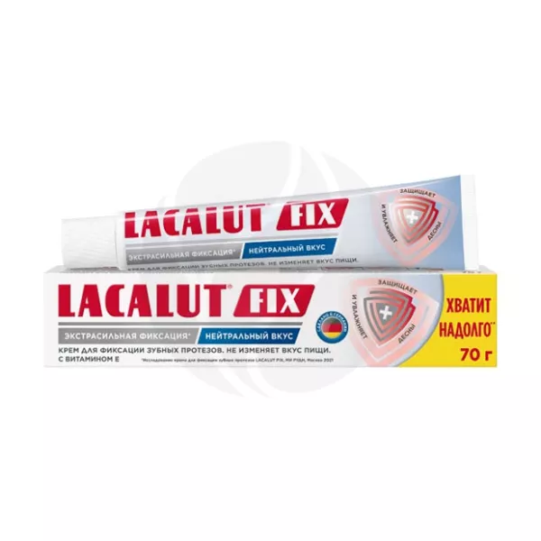 Изображение товара Lacalut крем для фиксации зубных протезов нейтральный вкус, 70г