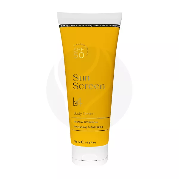 Изображение товара b4 Sun Screen крем солнцезащитный для тела SPF50, 125мл Изображение товара b4 Sun Screen крем солнцезащитный для тела SPF50, 125мл
