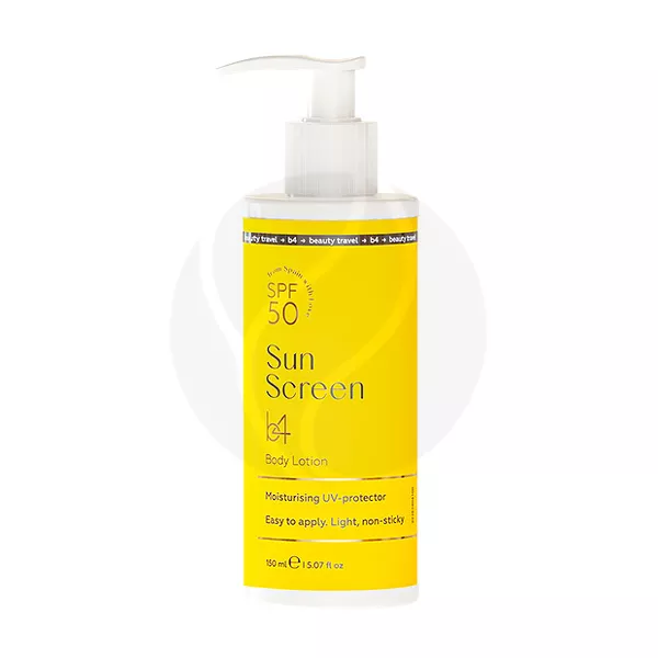 Изображение товара b4 Sun Screen лосьон солнцезащитный для тела SPF50, 150мл Изображение товара b4 Sun Screen лосьон солнцезащитный для тела SPF50, 150мл