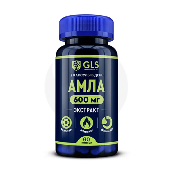 Изображение товара GLS Амла капсулы для здоровья с экстрактом амлы и витамином C