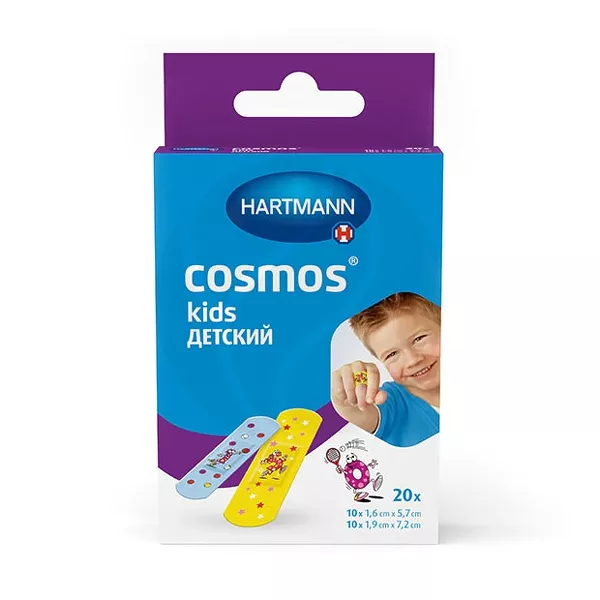 Изображение товара Hartmann Cosmos Kids пластырь детский с рисунком набор №20