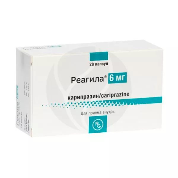 Реагила капсулы 6мг, №28