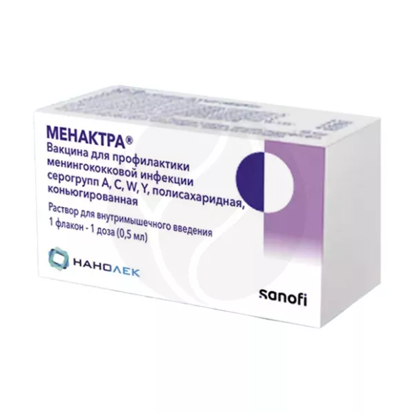 Изображение товара Вакцина Менактра раствор для профилактики менингококковых инфекций 0,5мл