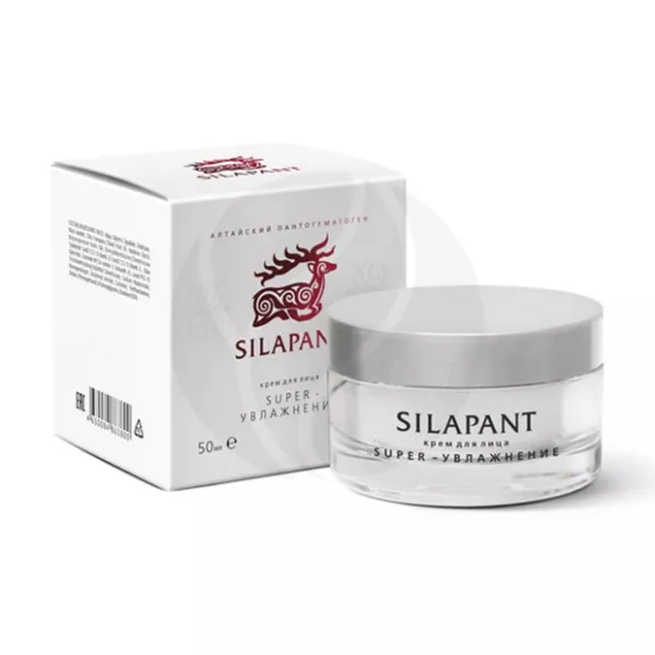 Silapant крем для лица Суперувлажнение с пантогематогеном, 50мл