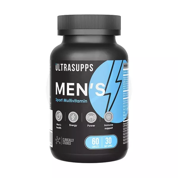 Изображение товара Ultrasupps Витаминно-минеральный комплекс для мужчин Men's sport капсулы, №60 Изображение товара Ultrasupps Витаминно-минеральный комплекс для мужчин Men's sport капсулы, №60