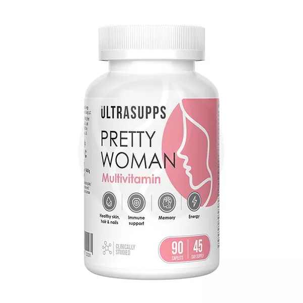 Изображение товара Ultrasupps Витаминно-минеральный комплекс для женщин Pretty Woman таблетки, №90 Изображение товара Ultrasupps Витаминно-минеральный комплекс для женщин Pretty Woman таблетки, №90