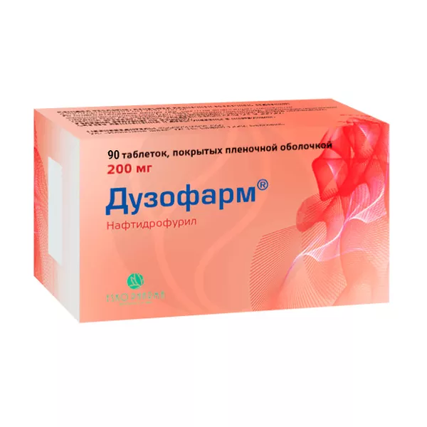 Изображение товара Дузофарм таблетки покрыт. п/о 200мг, №90 Изображение товара Дузофарм таблетки покрыт. п/о 200мг, №90