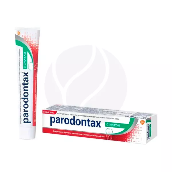 Изображение товара Зубная паста Parodontax с фтором 75 мл для здоровья десен и защиты от кариеса Изображение товара Зубная паста Parodontax с фтором 75 мл для здоровья десен и защиты от кариеса