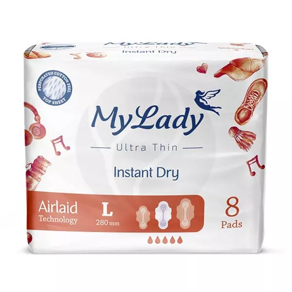 Изображение товара MyLady Ultra прокладки размер L, 8шт Изображение товара MyLady Ultra прокладки размер L, 8шт