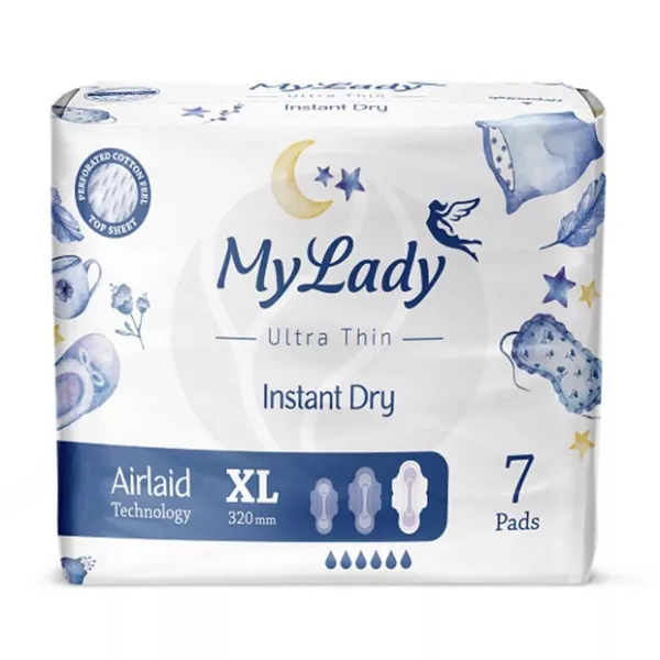 Изображение товара Гигиенические прокладки MyLady Ultra XL 7 штук, супервпитывающие удлиненные