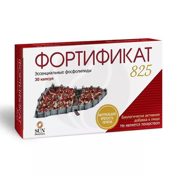 Изображение товара Фортификат 825 капсулы для поддержки печени и обмена веществ, 30 шт Изображение товара Фортификат 825 капсулы для поддержки печени и обмена веществ, 30 шт