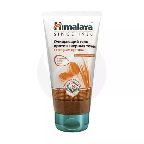 Изображение товара Himalaya гель очищающий против черных точек с грецким орехом, 150мл