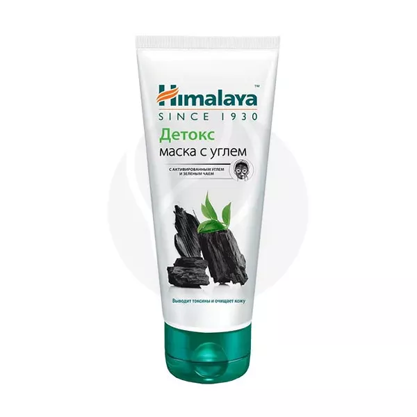 Изображение товара Himalaya маска-детокс активированный уголь и зеленый чай, 75мл Изображение товара Himalaya маска-детокс активированный уголь и зеленый чай, 75мл