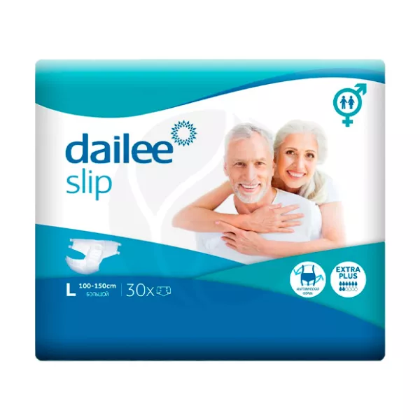 Изображение товара Dailee подгузники для взрослых (р.L), 30шт Изображение товара Dailee подгузники для взрослых (р.L), 30шт