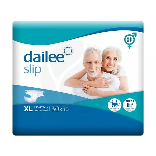 Изображение товара Dailee подгузники для взрослых размер (р.XL), 30шт Изображение товара Dailee подгузники для взрослых размер (р.XL), 30шт