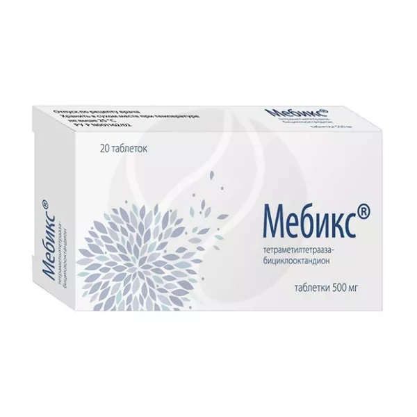 Изображение товара Мебикс таблетки 500 мг No20 - анксиолитик для снятия стресса и улучшения сна