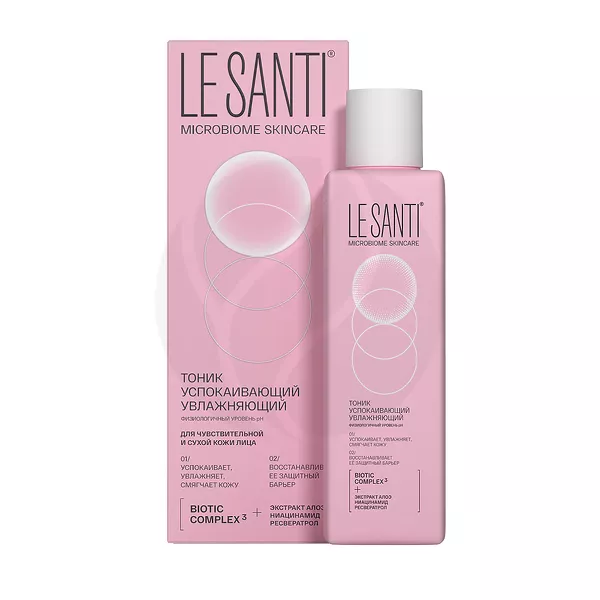 Изображение товара LE SANTI успокаивающий увлажняющий тоник для лица 200 мл