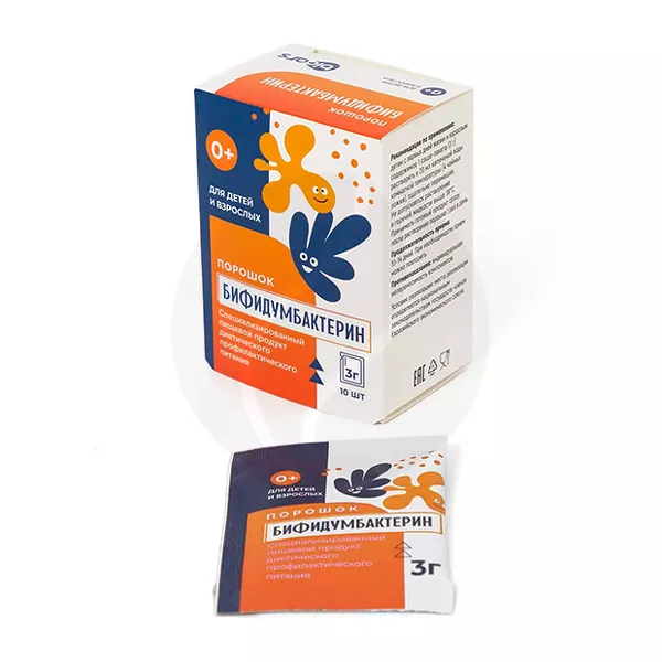 Изображение товара Бифидумбактерин порошок для приема внутрь 10 саше для детей и взрослых