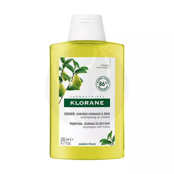 Изображение товара Klorane шампунь с мякотью цитрона, 200мл