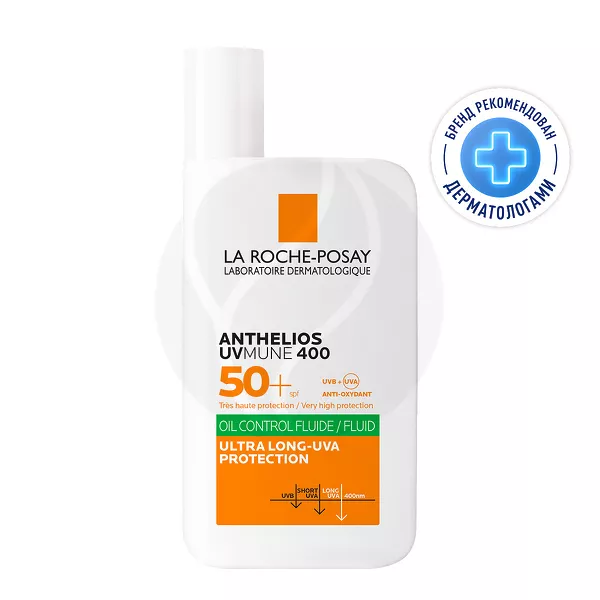 Изображение товара Наилучшее солнцезащитное средство для жирной кожи SPF 50+ La Roche-Posay UVMUNE 400 Изображение товара Наилучшее солнцезащитное средство для жирной кожи SPF 50+ La Roche-Posay UVMUNE 400