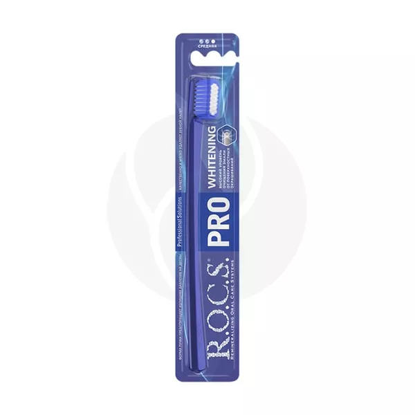 Изображение товара R.O.C.S. PRO Whitening зубная щетка средней жесткости, цвет в ассортименте Изображение товара R.O.C.S. PRO Whitening зубная щетка средней жесткости, цвет в ассортименте
