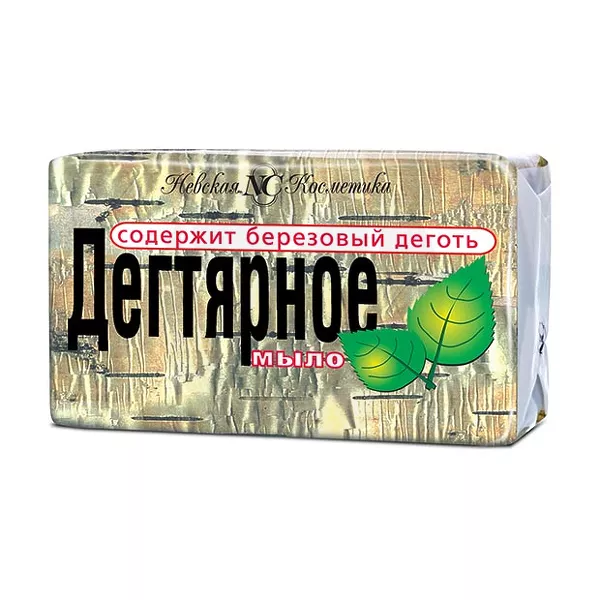 Изображение товара Невская косметика дегтярное мыло 140 г для проблемной кожи натуральное Изображение товара Невская косметика дегтярное мыло 140 г для проблемной кожи натуральное