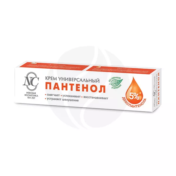 Изображение товара Невская косметика крем универсальный Пантенол, 40мл Изображение товара Невская косметика крем универсальный Пантенол, 40мл