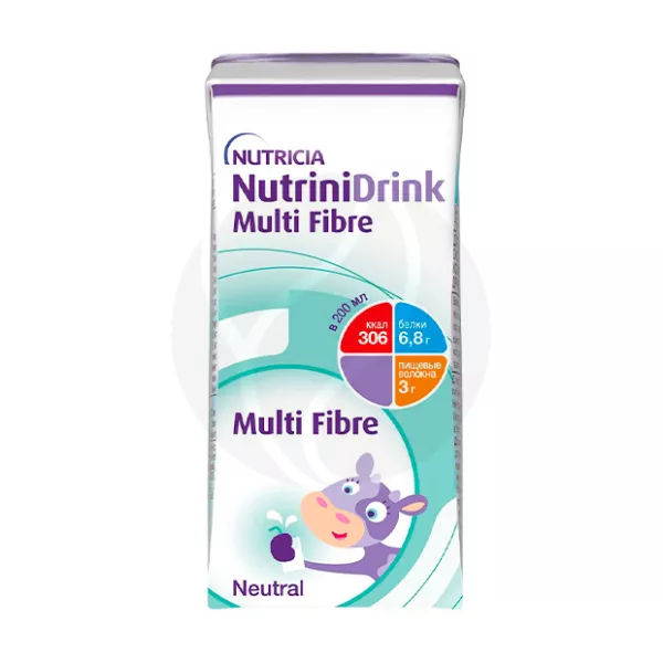 Изображение товара Нутридринг жидкая смесь с пищевыми волокнами 200мл нейтральный вкус