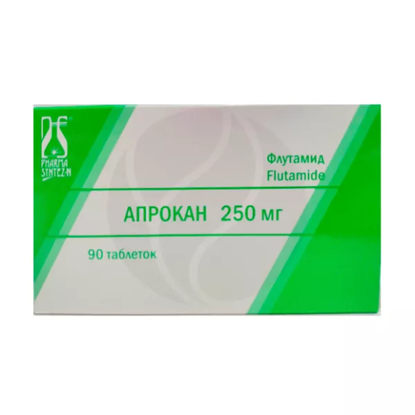 Апрокан таблетки 250мг, №90