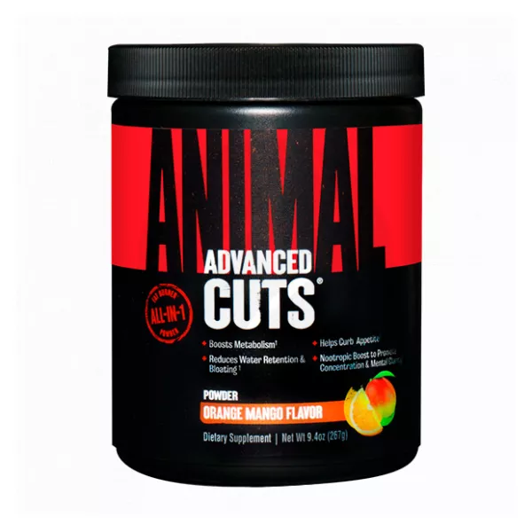 Animal Cuts Powder комплекс для жиросжигания порошок со вкусом Апельсин-манго, 267г
