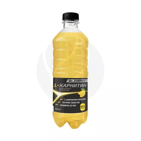 Изображение товара Газированный напиток L-Карнитин Манго Dr.Energy 0,5л спортивный напиток