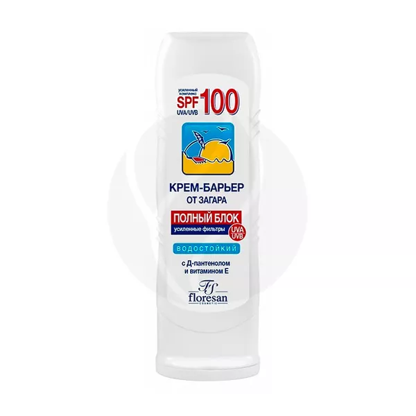 Изображение товара Крем-барьер от загара Floresan SPF100 125мл для защиты кожи Изображение товара Крем-барьер от загара Floresan SPF100 125мл для защиты кожи