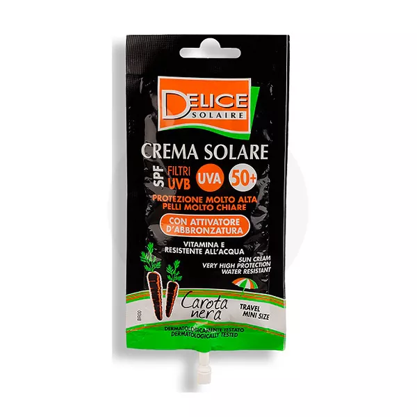 Изображение товара Delice Solaire крем солнцезащитный SPF50+ с экстрактом черной моркови, 50мл