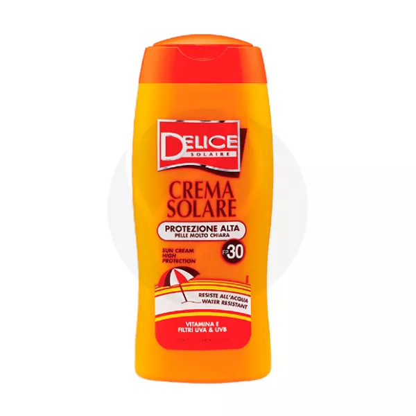 Изображение товара Солнцезащитный крем Delice Solaire SPF30 250 мл легкая текстура водостойкий