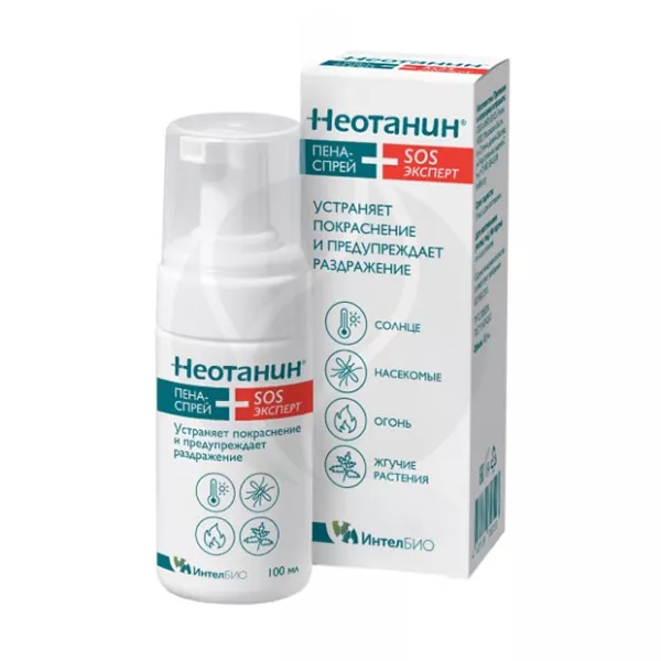 Изображение товара Неотанин SOS эксперт пена-спрей для восстановления кожи, 100мл