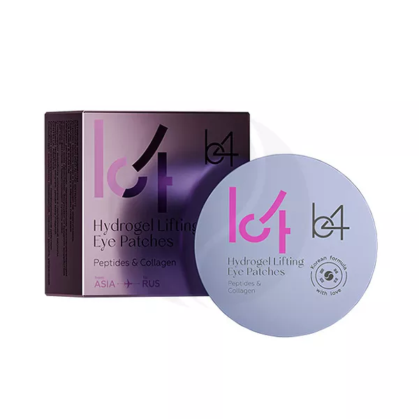 Изображение товара b4 Peptides & Collagen гидрогелевые патчи для кожи вокруг глаз с пептидами и коллагеном, 60шт Изображение товара b4 Peptides & Collagen гидрогелевые патчи для кожи вокруг глаз с пептидами и коллагеном, 60шт