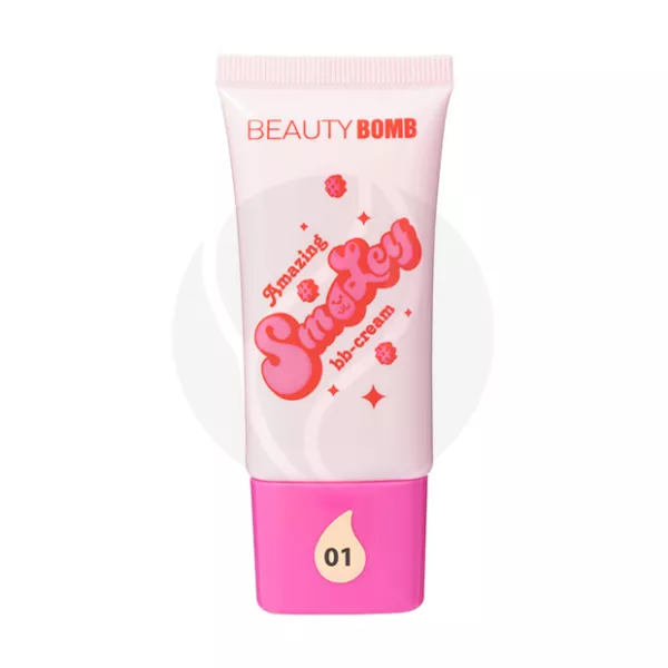 Изображение товара Beauty Bomb Amazing Smiley BB крем для лица тон 01 25мл легкий уход и выравнивание
