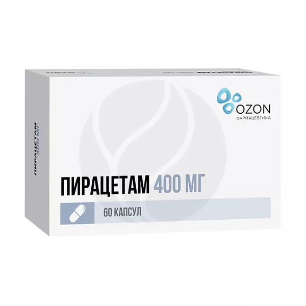 Изображение товара Капсулы Пирацетам 400 мг, Озон ООО, No60 - Ноотроп, улучшение памяти Изображение товара Капсулы Пирацетам 400 мг, Озон ООО, No60 - Ноотроп, улучшение памяти