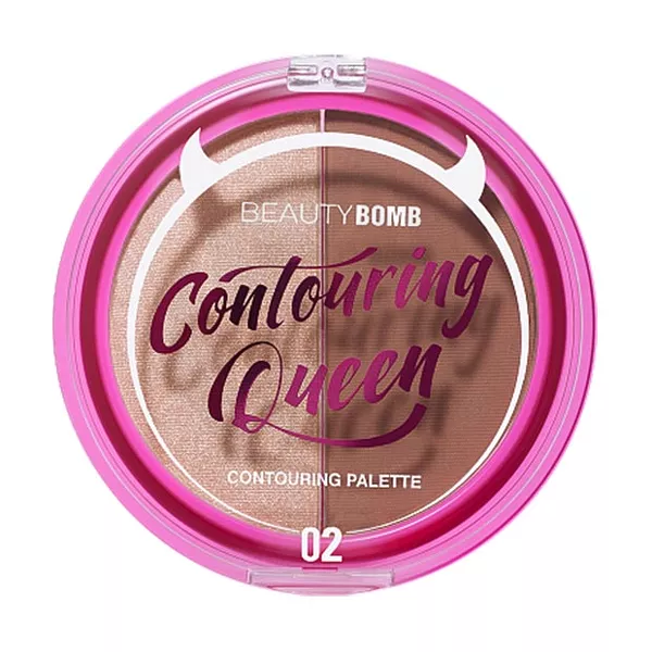 Изображение товара Палетка для контуринга Beauty Bomb Contouring Queen тон 02 8г Изображение товара Палетка для контуринга Beauty Bomb Contouring Queen тон 02 8г