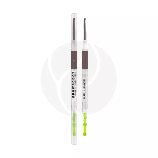 Изображение товара Автоматический карандаш для бровей Influence Beauty Brow robot тон 03 темно-русый 0,1г