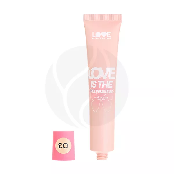 Изображение товара Крем тональный Love Generation Love is the Foundation 30мл тон 03 холодный бежевый Изображение товара Крем тональный Love Generation Love is the Foundation 30мл тон 03 холодный бежевый